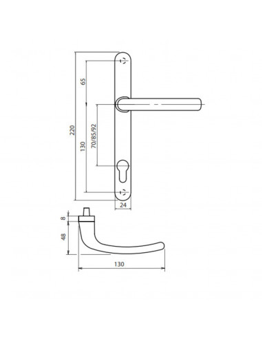 Ensemble Sur Plaque Sofi Étroite
