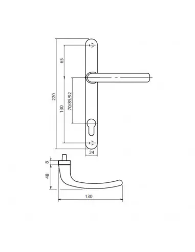 Ensemble Sur Plaque Sofi Étroite
