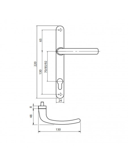 Ensemble Sur Plaque Sofi Étroite