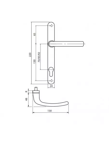 Ensemble Sur Plaque Sofi Étroite
