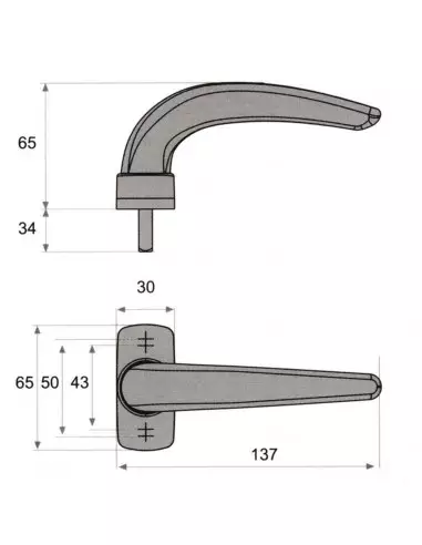 Béquille Horus Fapim Pour Menuiserie Métallique -5