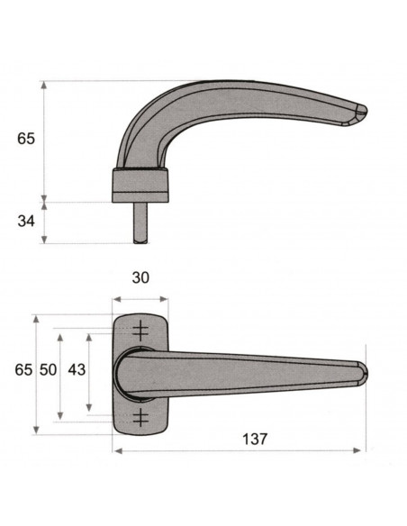 Béquille Horus Fapim Pour Menuiserie Métallique -5