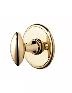 Rosace Ronde De Béquille Select Laiton Poli 2