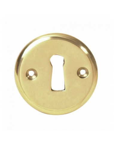 Rosace Ronde De Béquille Select Laiton Poli
