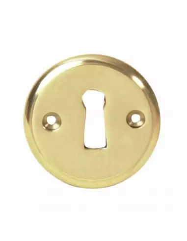 Rosace Ronde De Béquille Select Laiton Poli
