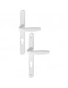 Ensemble Sur Plaque New York Hoppe Plaque Étroite Argent 2