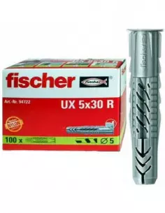 Boite Cheville multi-matériaux Ux 5 X 30 R Fischer Avec...