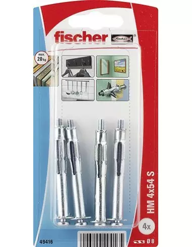 Blister Cheville Métallique Pour Corps Creux Hm...