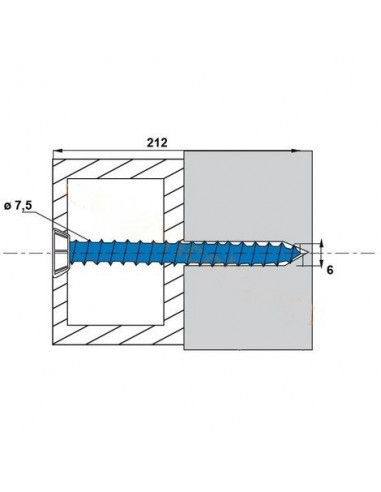 Boite Vis De Fixation Béton Scell-It Tête Fraisée