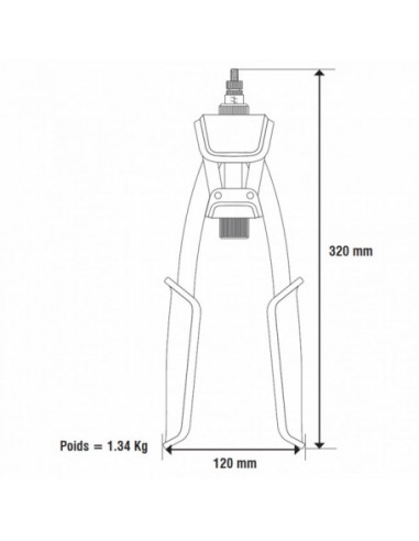 Pince À Levier N200 Scell-It Pour Écrous À...