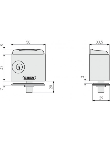 Sécurité Supplémentaire Abus Pour La Fenêtre Fts3002