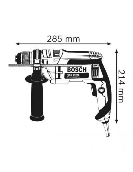 Perceuse À Percussion Bosch Gsb 16 Re 750w