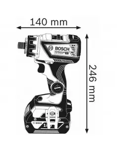 Perceuse Visseuse Gsr 18v-60 Fc seule Bosch L-Boxx 2