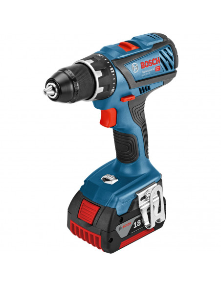 Perceuse Visseuse Sans Fil Bosch Gsr 18v-28 + 2 Batteries 4ah + Chargeur