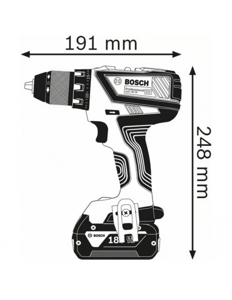 Perceuse Visseuse Gsr 18v-28 Bosch seule L-Boxx