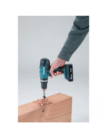 Perceuse Visseuse À Percussion Makita 18 V + 2 Batteries 1,5 Ah + Chargeur + Coffret Standard