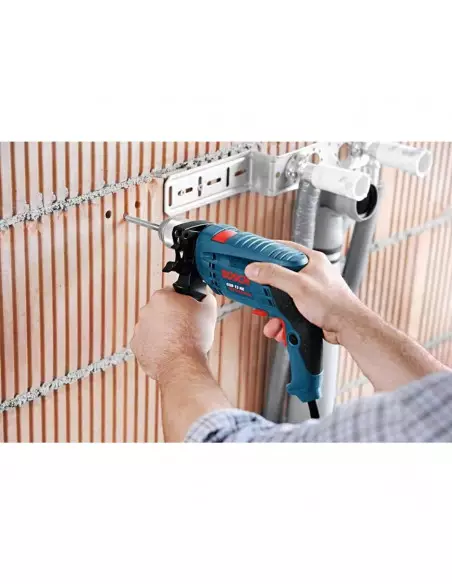 Perceuse À Percussion Bosch 600 W Gsb 13 Re + Coffret