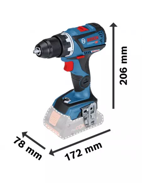 Perceuse Visseuse Bosch Gsr 18v-60 C + 2 X 4ah Procore