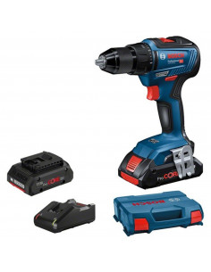 Perceuse Visseuse Bosch 18 V Gsr 18v-55 + 2 Batteries...