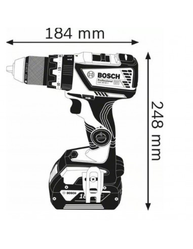 Perceuse Visseuse À Percussion Bosch 18v Gsb...