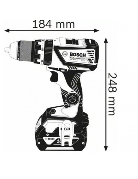 Perceuse Visseuse À Percussion Bosch 18v Gsb 18v-60C seule L-Boxx