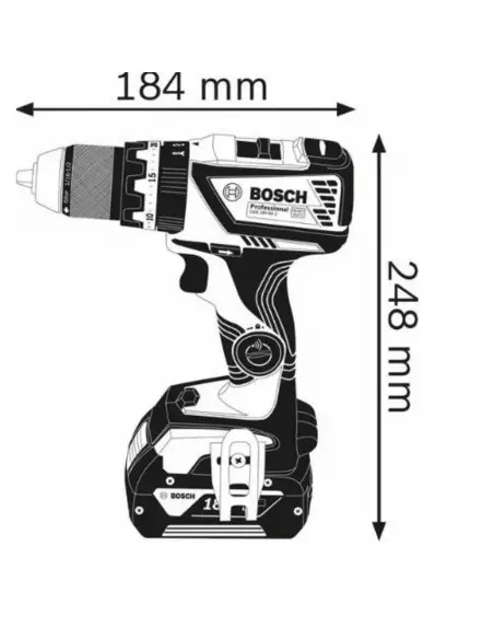 Perceuse Visseuse À Percussion Bosch 18v Gsb 18v-60C seule L-Boxx