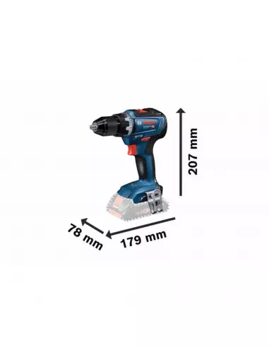 Perceuse Visseuse Bosch Gsr 18v-55 seule L-Boxx