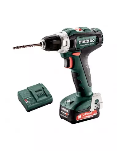 Perceuse Visseuse Metabo Bs12 Powermaxx 12v...
