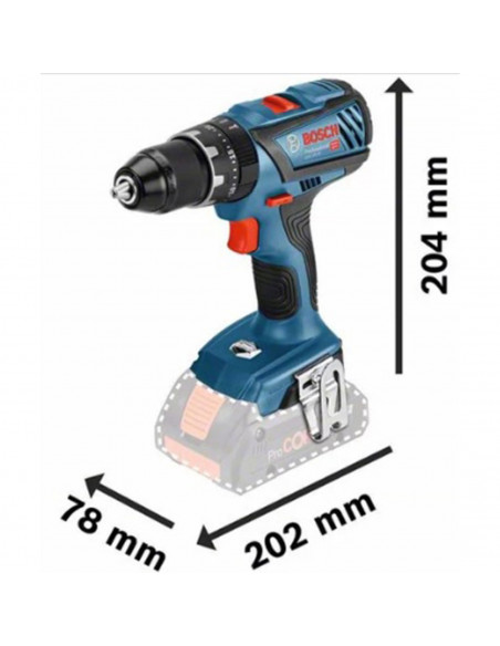 Perceuse Visseuse À Percussion Sans Fil Gsb 18v-28 Bosch L-Boxx