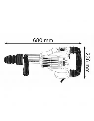 Marteau Piqueur Bosch Gsh11 Vc Sds Max 23j