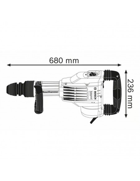 Marteau Piqueur Bosch Gsh11 Vc Sds Max 23j