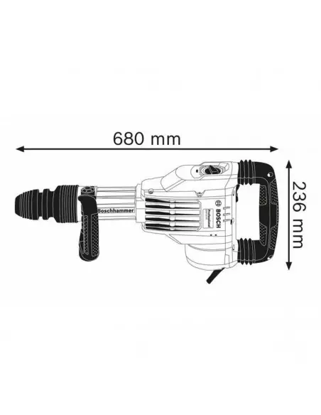 Marteau Piqueur Bosch Gsh11 Vc Sds Max 23j