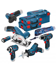 Pack 12 V 7 Outils 3x2ah Sans Fil Bosch...