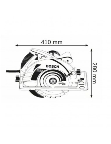 Scie Circulaire Gks 85g Bosch L-Boxx 2200w