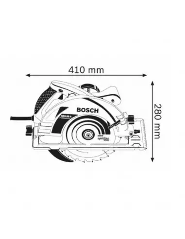 Scie Circulaire Gks 85g Bosch L-Boxx 2200w