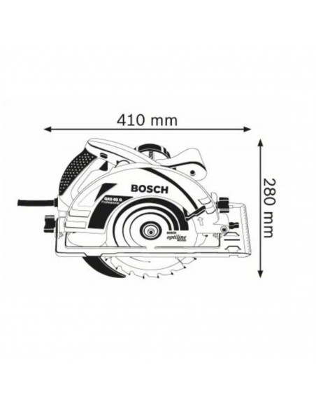 Scie Circulaire Gks 85g Bosch L-Boxx 2200w
