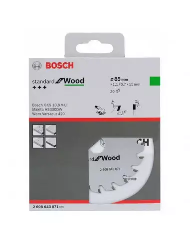 Lame De Scie Circulaire Optiline Wood Bosch En...