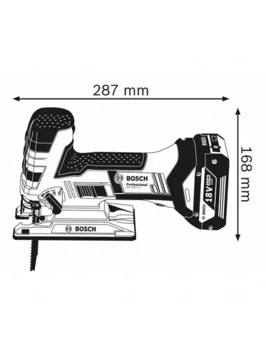 Scie Sauteuse Bosch Gst 18 V-Li S 2x8ah Procore...