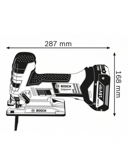 Scie Sauteuse Bosch Gst 18 V-Li S 2x8ah Procore L-Boxx
