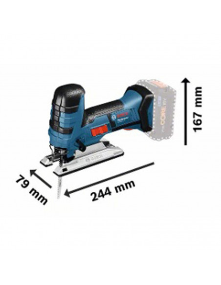 Scie Sauteuse 18v Gst 18v-Li S Bosch seule L-Boxx