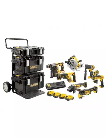 Pack 18 V 8 Outils Dewalt Dck853p4 4x5ah T-Stak