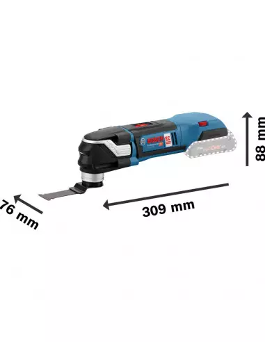 Découpeur Ponceur Sans Fil Bosch Gop 18v-28 + 2...