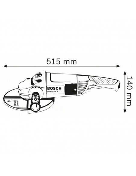 Meuleuse 230 Gws22-230h Bosch 2200 W