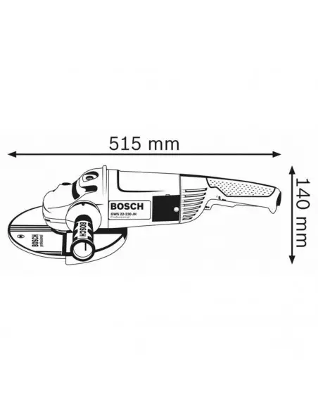 Meuleuse 230 Gws22-230h Bosch 2200 W