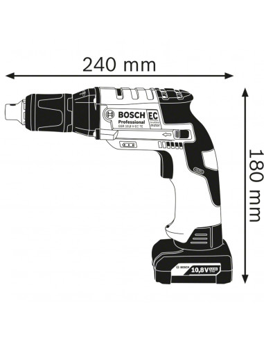 Visseuse Plaquiste 12v Gtb 12v-11 2x3ah Bosch...