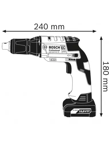 Visseuse Plaquiste 12v Gtb 12v-11 2x3ah Bosch...