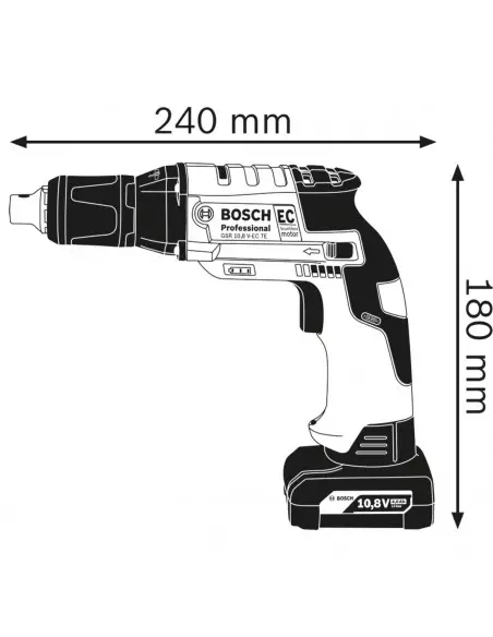 Visseuse Plaquiste 12v Gtb 12v-11 2x3ah Bosch L-Boxx