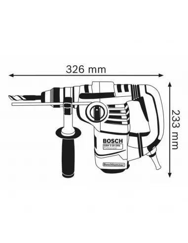 Perforateur Sds Plus Bosch Gbh 3-28 Dfr 800w...