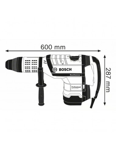 Perforateur Sds Max 1700w Gbh12-52 Dv Bosch...
