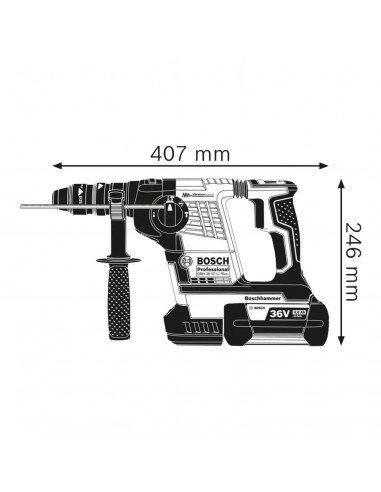 Perforateur Gbh 36 Vf-Li Bosch L-Boxx